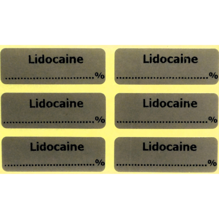 Lidocaine label