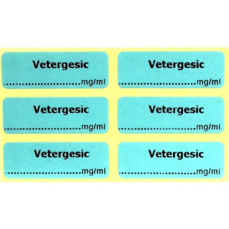 Vetergesic label