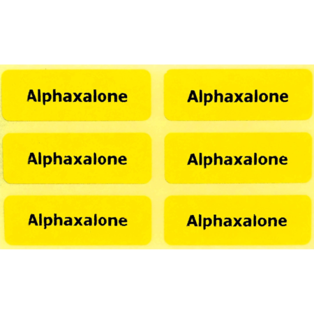 Alphaxalone label