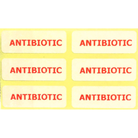 ANTIBIOTIC label