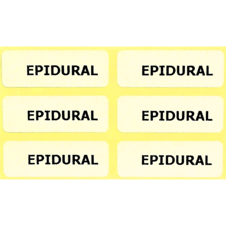 Epidural label