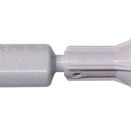 Equashield Female LL Connector 180 with red cap