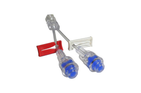 Needle free moduconn y connector