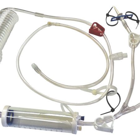 Equine Y Spiral Infusion Line