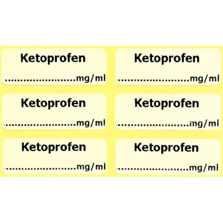 Ketoprofen Labels