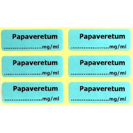 Papaveretum Labels