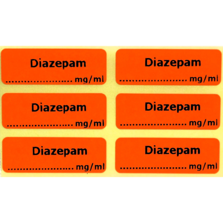 Diazepam Labels