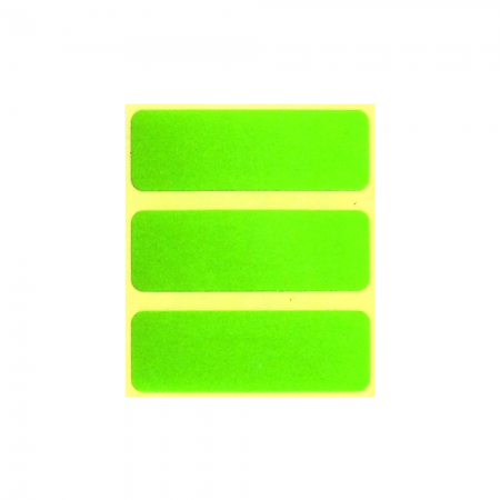 Blank Green Syringe Labels (Box of 400)