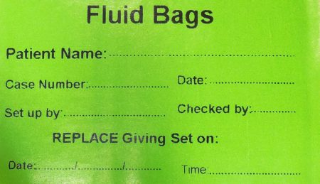 Clinics green medication labels 200 roll 47x80mm   j2711