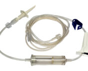 Feline narrow bore transfusion line